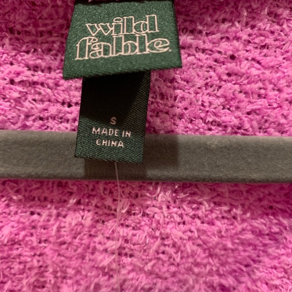NWT Wild Fable cropped cardigan- teddy bear soft such a beautiful color! Sz S - Picture 7 of 11
